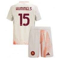 Koszulka piłkarska AS Roma Mats Hummels #15 Strój wyjazdowy dla dzieci 2024-25 tanio Krótki Rękaw (+ Krótkie spodenki)